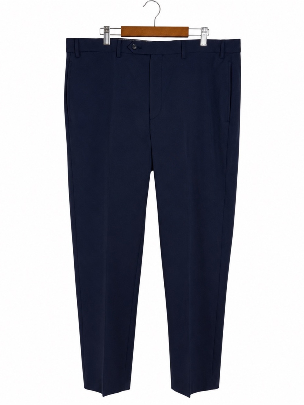 Michael Kors Men’s Dress Pants 38x32 Navy Flat Front Straight Leg Trousers